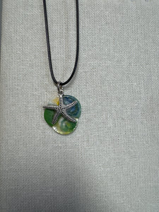 Glass Beach Heart Pendant