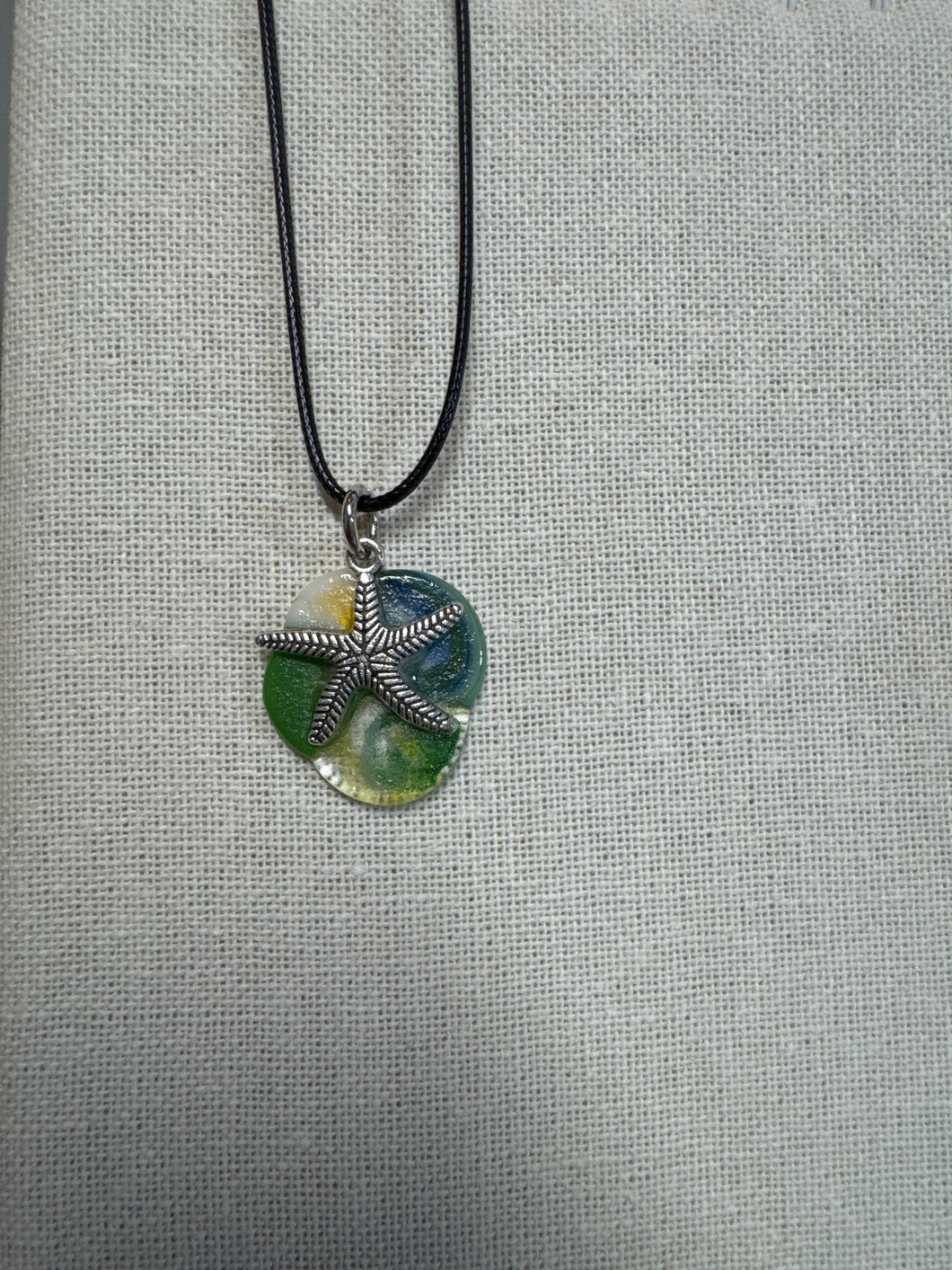 Glass Beach Heart Pendant