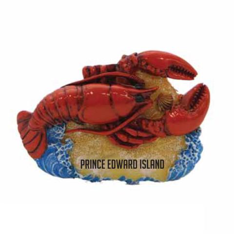 Lobster in Sand Magnet